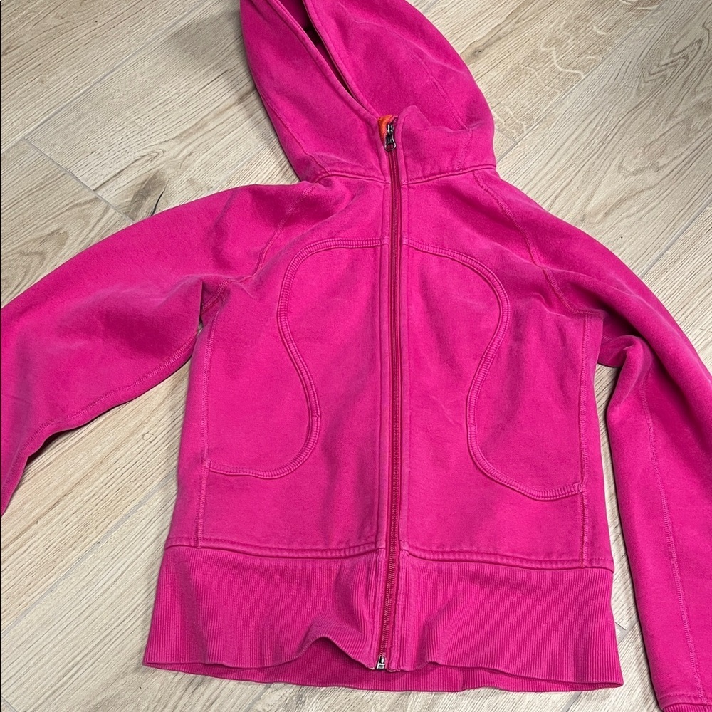 lululemon athletica scuba Fuchsia Hoodie